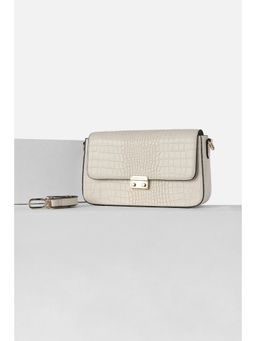 Allen Solly - Women Beige Casual Sling Bag With Detachable Strap