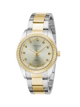 Strand by Obaku - Lexington Mini Ochre Gold Dial Quartz Watch For Women (S726LXFGSF)