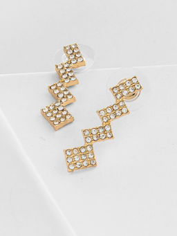 Kazo - Studded Zig Zag Danglers