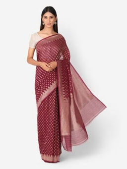 Fabindia - Cotton Silk Cutwork Sari