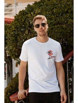 Trendyol - Man White T-Shirt