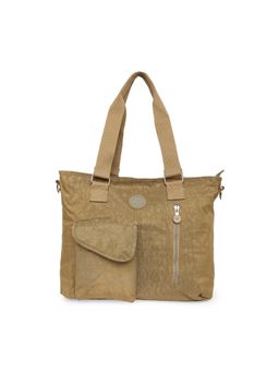 Baomi - CRINKLE Range Brown Color Soft Case Nylon Shoulder Bag