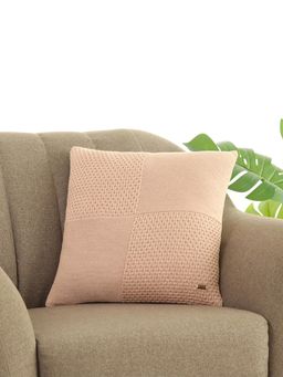 PLUCHI - Kelly Fusion Crepe Cotton Knitted Decorative 18 x 18 Inches Cushion Cover
