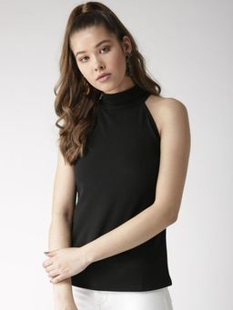 Twenty Dresses by Nykaa Fashion - Black Back In Time Top