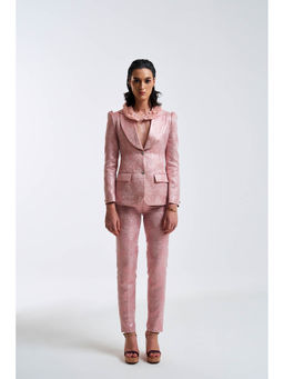Prot Official - Blush Textured Suit Co Ord (Set of 2)