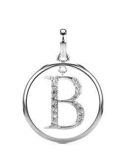 Valanova - Hallmarked 9K White Gold and Certified Lab Grown Diamond 0.21Cts Pendant