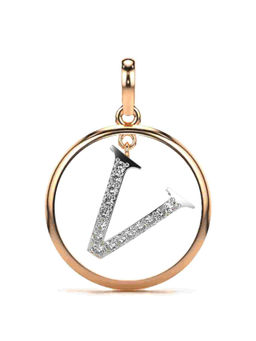 Valanova - Hallmarked 9K Rose Gold and Certified Lab Grown Diamond 0.19Cts Pendant