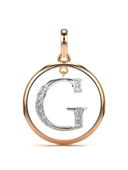 Valanova - Hallmarked 9K Rose Gold and Certified Lab Grown Diamond 0.22Cts Pendant