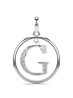 Valanova - Hallmarked 9K White Gold and Certified Lab Grown Diamond 0.22Cts Pendant