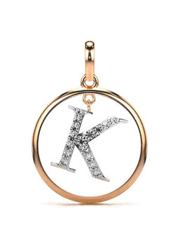 Valanova - Hallmarked 9K Rose Gold and Certified Lab Grown Diamond 0.25Cts Pendant