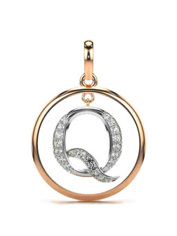 Valanova - Hallmarked 9K Rose Gold and Certified Lab Grown Diamond 0.21Cts Pendant