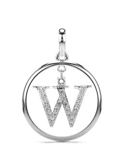 Valanova - Hallmarked 9K White Gold and Certified Lab Grown Diamond 0.26Cts Pendant