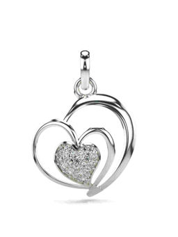 Valanova - Hallmarked 9K White Gold and Certified Lab Grown Diamond 0.17Cts Pendant