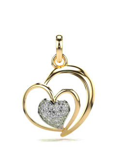 Valanova - Hallmarked 9K Yellow Gold and Certified Lab Grown Diamond 0.17Cts Pendant