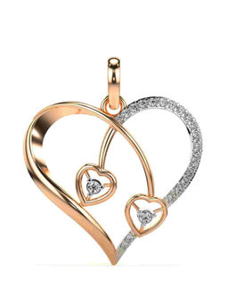 Valanova - Hallmarked 9K Rose Gold and Certified Lab Grown Diamond 0.18Cts Pendant