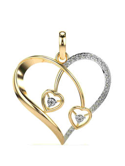 Valanova - Hallmarked 9K Yellow Gold and Certified Lab Grown Diamond 0.18Cts Pendant
