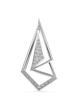 Valanova - Hallmarked 9K White Gold and Certified Lab Grown Diamond 0.24Cts Pendant