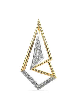 Valanova - Hallmarked 9K Yellow Gold and Certified Lab Grown Diamond 0.24Cts Pendant