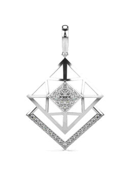 Valanova - Hallmarked 9K White Gold and Certified Lab Grown Diamond 0.26Cts Pendant