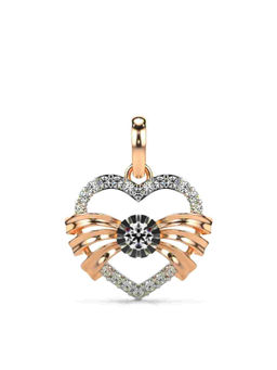 Valanova - Hallmarked 9K Rose Gold and Certified Lab Grown Diamond 0.31Cts Pendant
