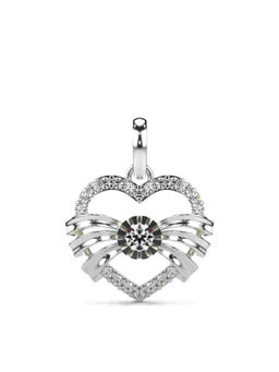 Valanova - Hallmarked 9K White Gold and Certified Lab Grown Diamond 0.31Cts Pendant