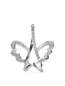 Valanova - Hallmarked 9K White Gold and Certified Lab Grown Diamond 0.32Cts Pendant