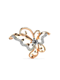 Valanova - Hallmarked 9K Rose Gold and Certified Lab Grown Diamond 0.24Cts Pendant