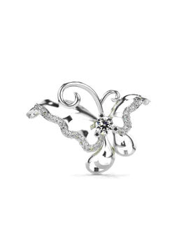 Valanova - Hallmarked 9K White Gold and Certified Lab Grown Diamond 0.24Cts Pendant