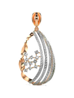 Valanova - Hallmarked 9K Rose Gold and Certified Lab Grown Diamond 0.90Cts Pendant
