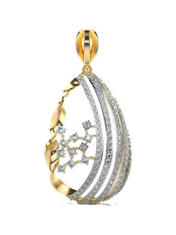 Valanova - Hallmarked 9K Yellow Gold and Certified Lab Grown Diamond 0.90Cts Pendant