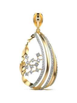 Valanova - Hallmarked 9K Yellow Gold and Certified Lab Grown Diamond 0.57Cts Pendant