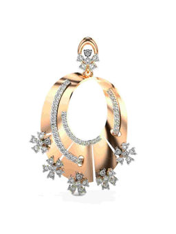 Valanova - Hallmarked 9K Rose Gold and Certified Lab Grown Diamond 0.61Cts Pendant