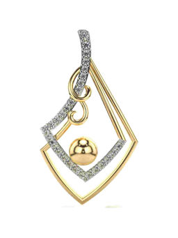 Valanova - Hallmarked 9K Yellow Gold and Certified Lab Grown Diamond 0.22Cts Pendant