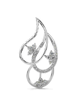 Valanova - Hallmarked 9K White Gold and Certified Lab Grown Diamond 0.42Cts Pendant