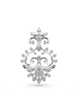 Valanova - Hallmarked 9K White Gold and Certified Lab Grown Diamond 0.25Cts Pendant