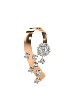 Valanova - Hallmarked 9K Rose Gold and Certified Lab Grown Diamond 0.23Cts Pendant