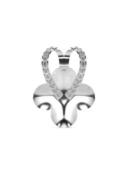 Valanova - Hallmarked 9K White Gold and Certified Lab Grown Diamond 0.16Cts Pendant