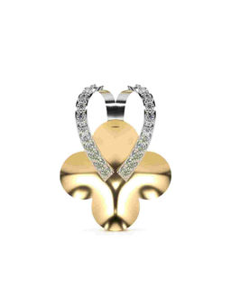 Valanova - Hallmarked 9K Yellow Gold and Certified Lab Grown Diamond 0.16Cts Pendant
