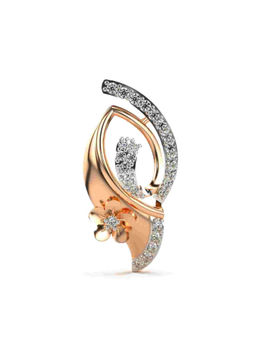 Valanova - Hallmarked 9K Rose Gold and Certified Lab Grown Diamond 0.20Cts Pendant