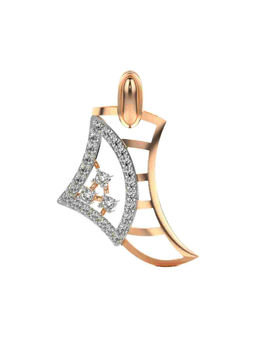 Valanova - Hallmarked 9K Rose Gold and Certified Lab Grown Diamond 0.21Cts Pendant