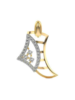 Valanova - Hallmarked 9K Yellow Gold and Certified Lab Grown Diamond 0.21Cts Pendant