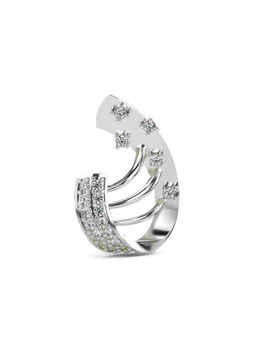 Valanova - Hallmarked 9K White Gold and Certified Lab Grown Diamond 0.18Cts Pendant