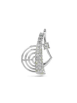 Valanova - Hallmarked 9K White Gold and Certified Lab Grown Diamond 0.23Cts Pendant