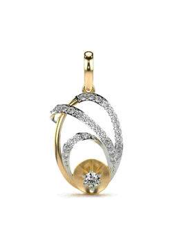 Valanova - Hallmarked 9K Yellow Gold and Certified Lab Grown Diamond 0.29Cts Pendant