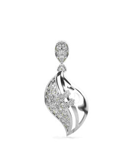 Valanova - Hallmarked 9K White Gold and Certified Lab Grown Diamond 0.22Cts Pendant