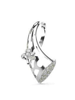 Valanova - Hallmarked 9K White Gold and Certified Lab Grown Diamond 0.22Cts Pendant