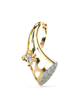 Valanova - Hallmarked 9K Yellow Gold and Certified Lab Grown Diamond 0.22Cts Pendant