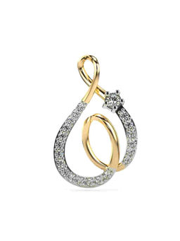 Valanova - Hallmarked 9K Yellow Gold and Certified Lab Grown Diamond 0.21Cts Pendant