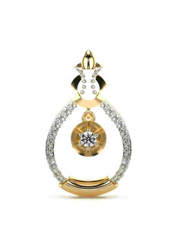 Valanova - Hallmarked 9K Yellow Gold and Certified Lab Grown Diamond 0.20Cts Pendant