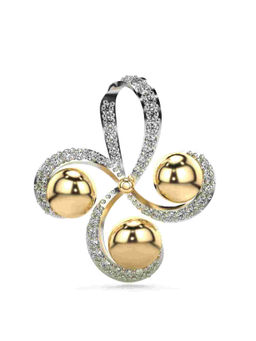 Valanova - Hallmarked 9K Yellow Gold and Certified Lab Grown Diamond 0.43Cts Pendant